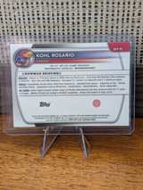 2023-24 Bowman Chrome University Kohl Rosario 1st Bowman #BCP-80 - Image 1