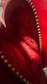 Von Dutch Red Faux Fur Mini Bowling Bag - Image 2