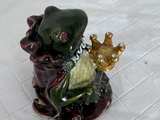 Enamel Frog Prince Hinged Trinket Box - Image 3