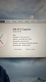 Apple iMac - 48gb ram - 3TB storage/ 120 GB solid state hard drive- intel i7 - Image 2