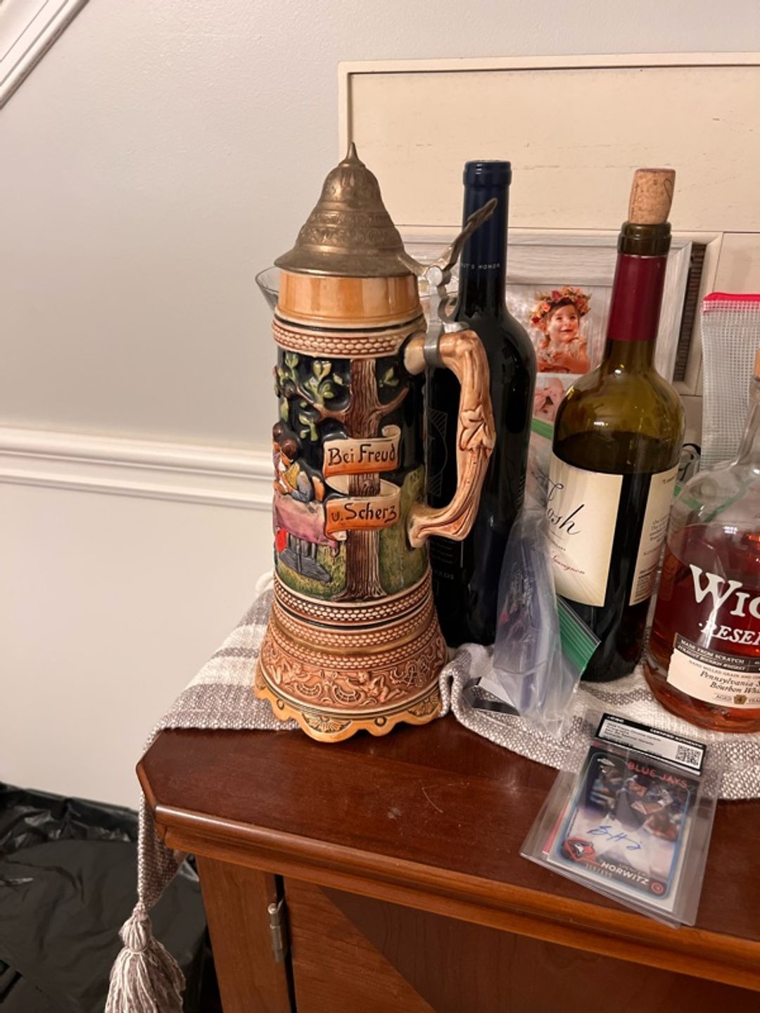 Thewalt Bavarian Hunters 2 Liter German Beer Stein