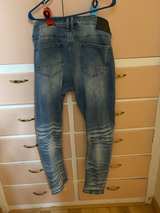 Men's Distressed Moto Denim Jeans - Image 6