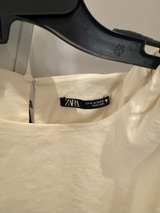 Zara Ruched Sleeveless Crop Top - Image 2