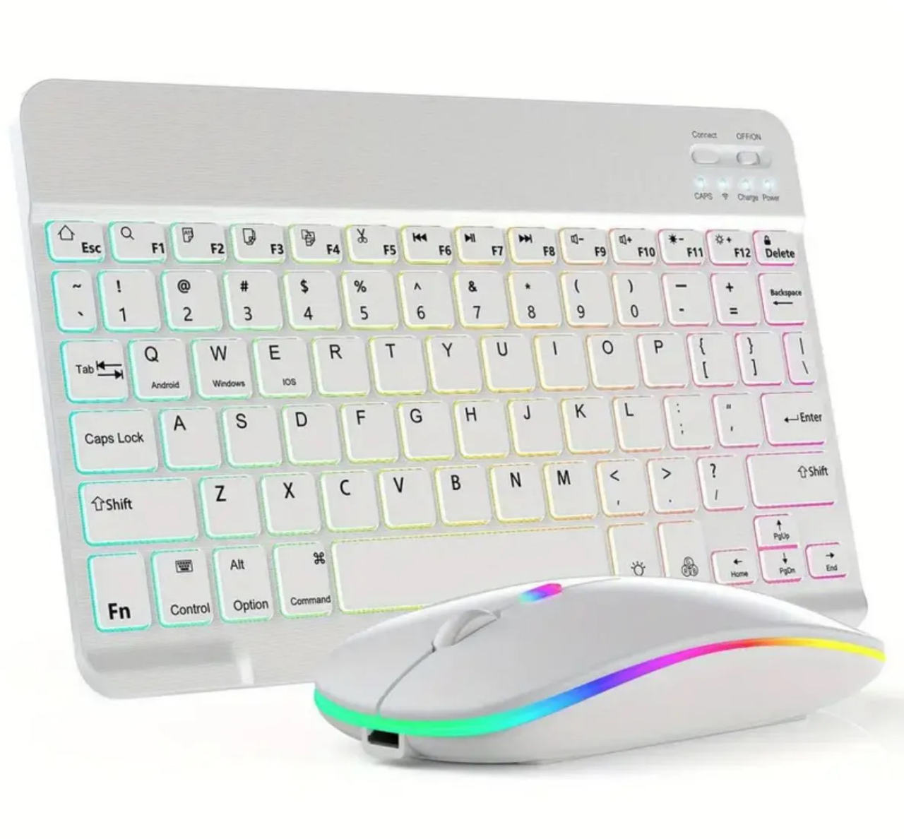Wireless RGB Keyboard and Mouse Combo