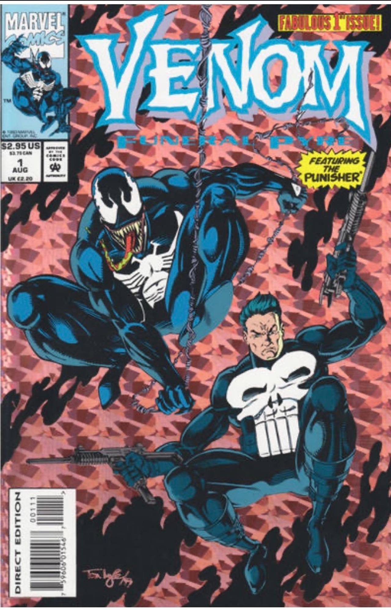 Venom: Funeral Pyre #1 (1993) featuring The Punisher