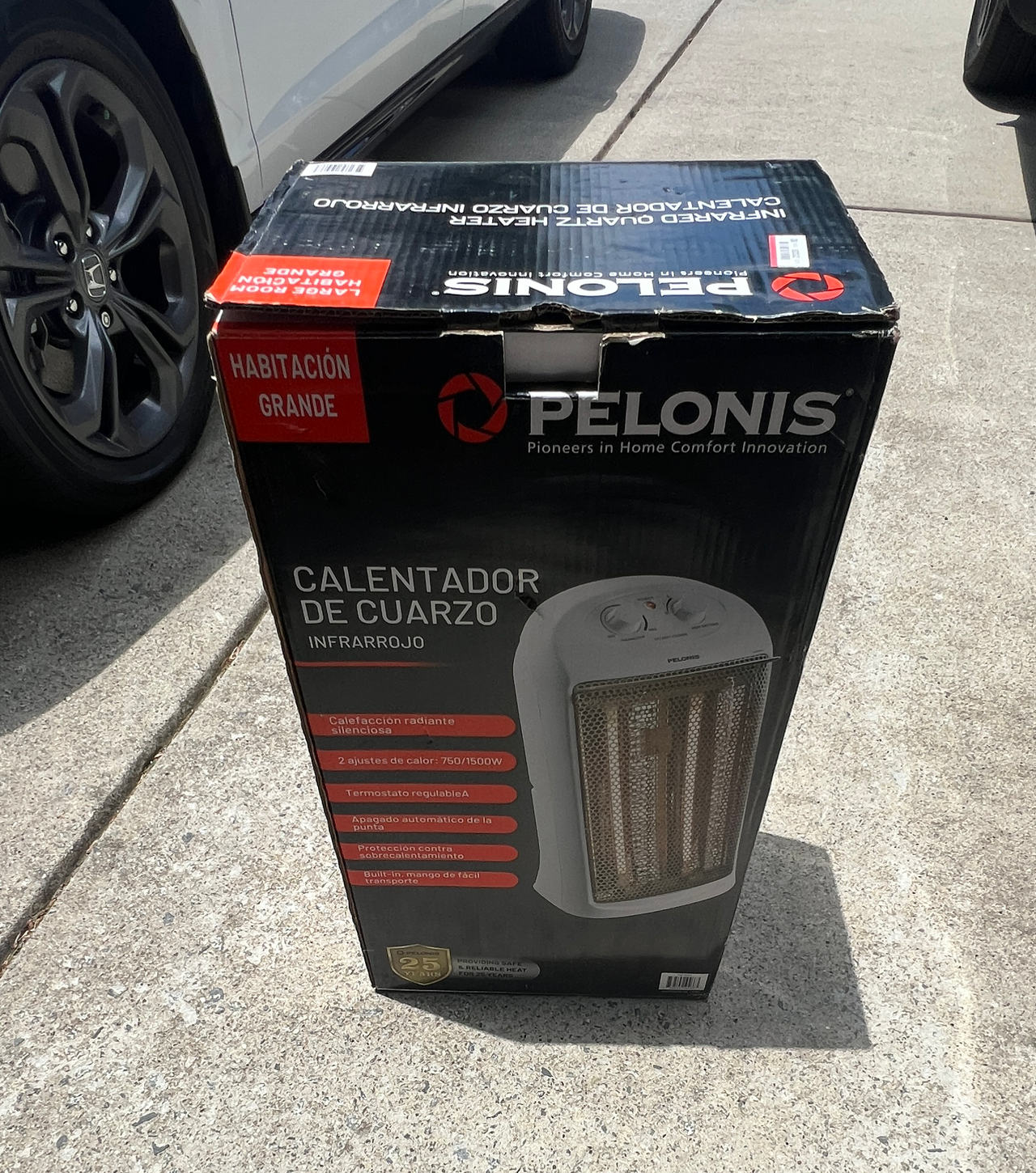 Pelonis Infrared Quartz Heater PHQ15G1WBA