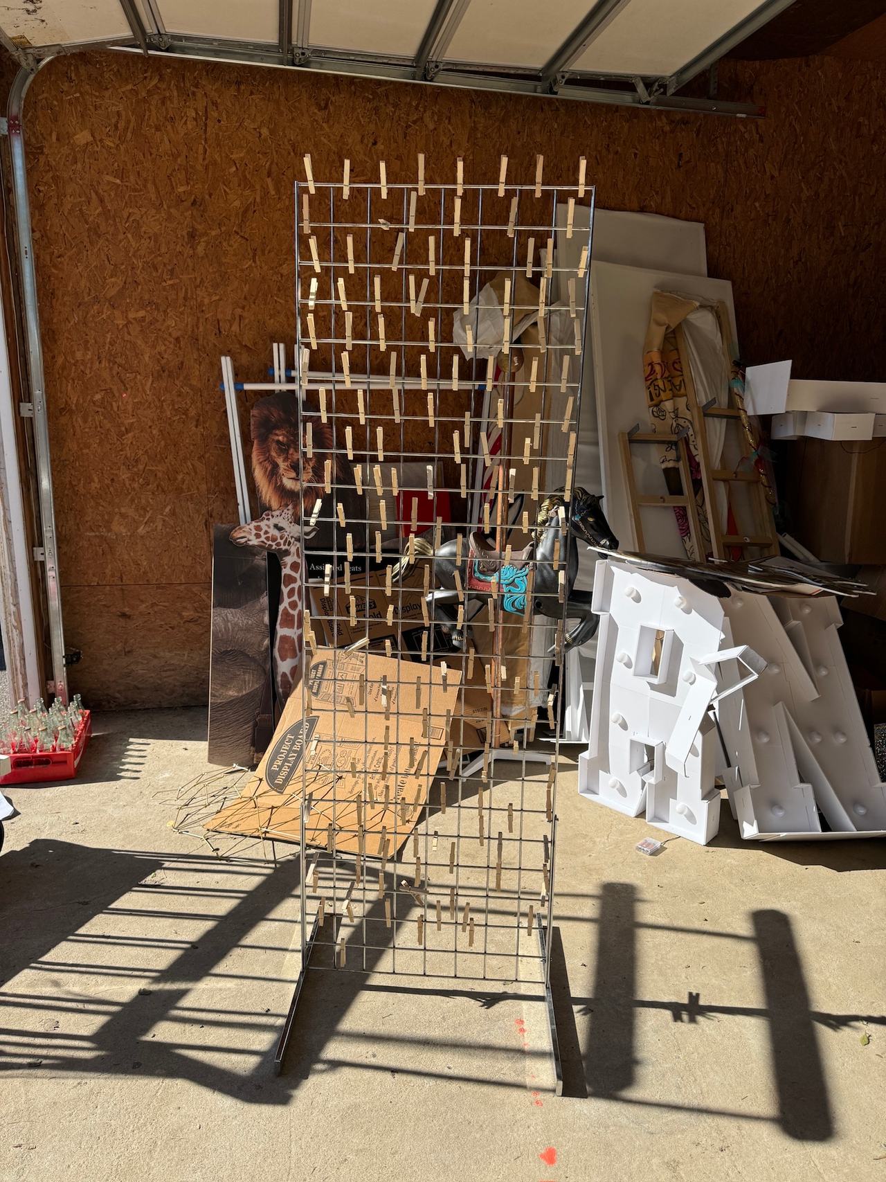 Wire Grid Display Rack