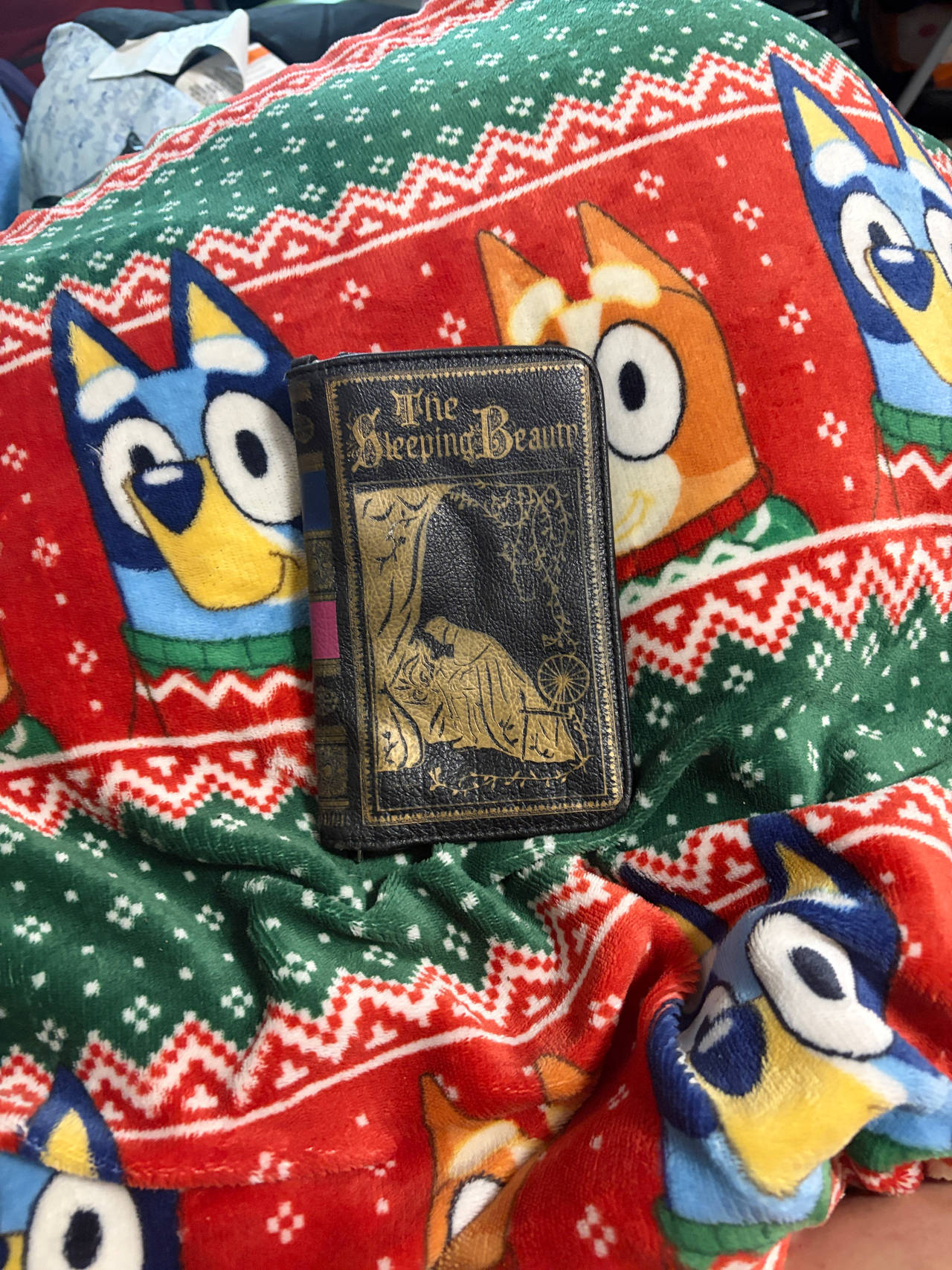 Bluey Christmas Fleece Throw Blanket