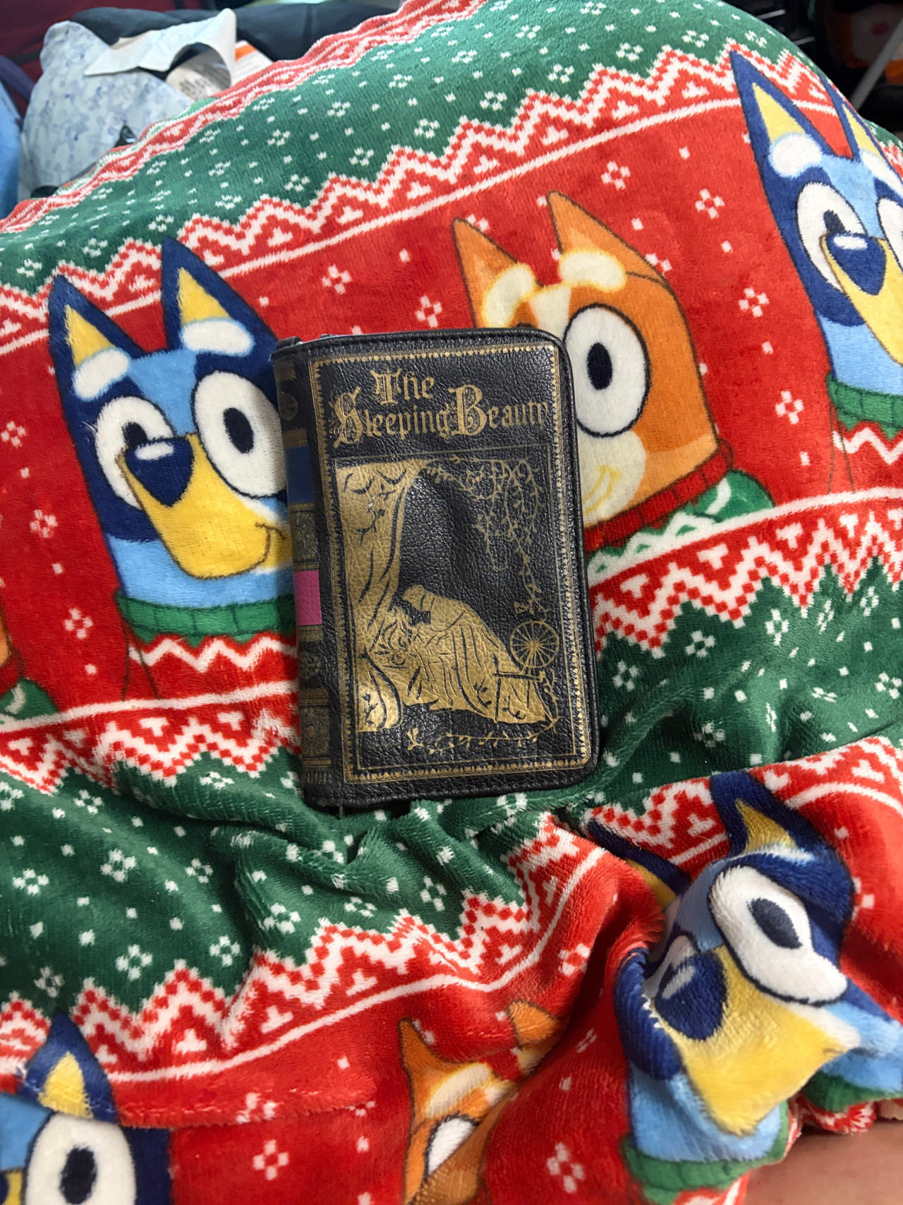 Bluey Christmas Fleece Throw Blanket
