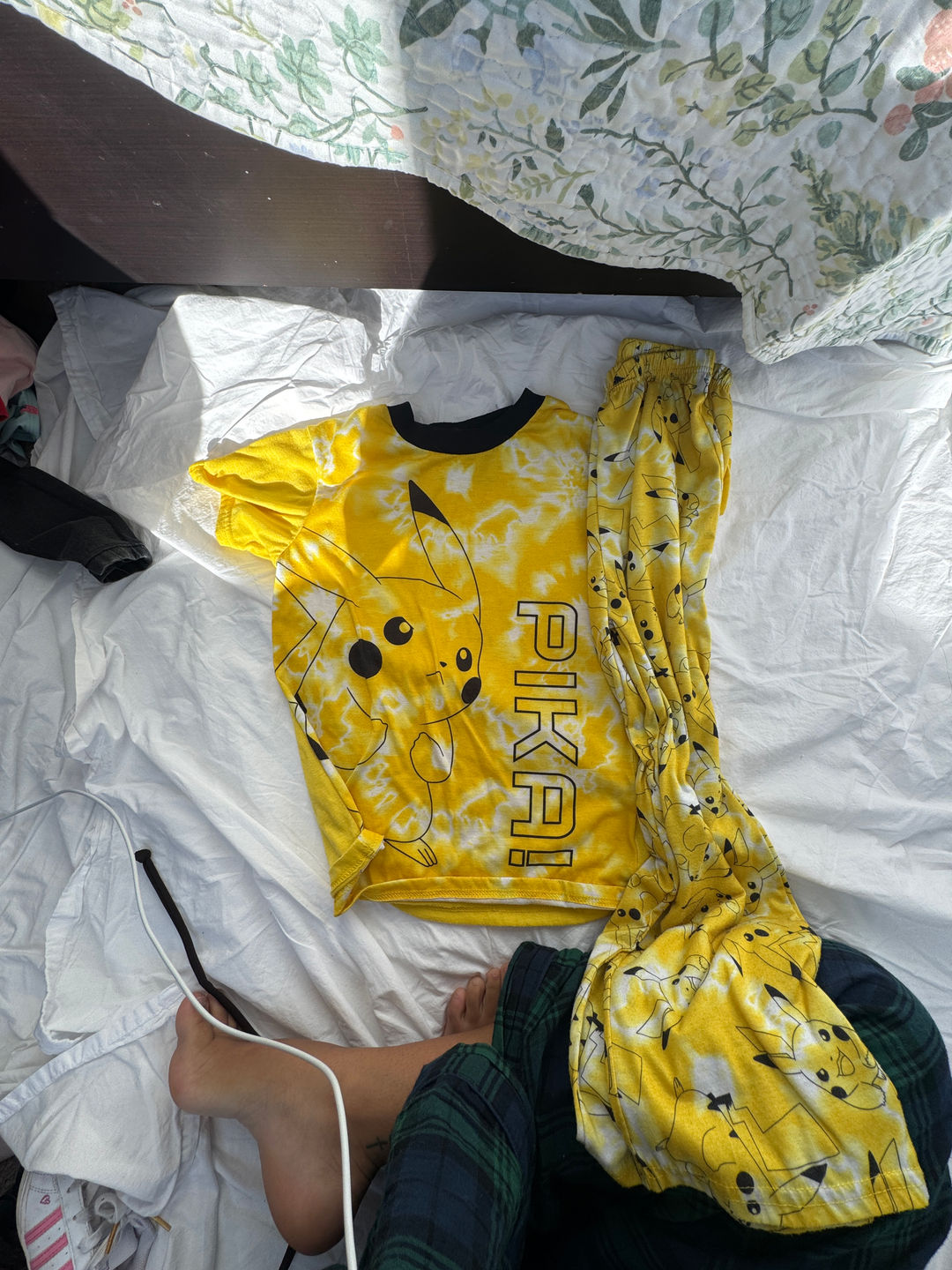 Pokémon Pikachu Tie Dye Pajama Set