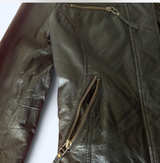  Leather Biker Jacket - Image 2