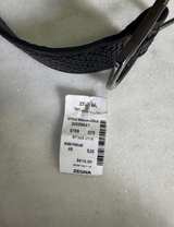 Zegna Black Leather Belt - Image 8