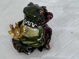 Enamel Frog Prince Hinged Trinket Box - Image 1