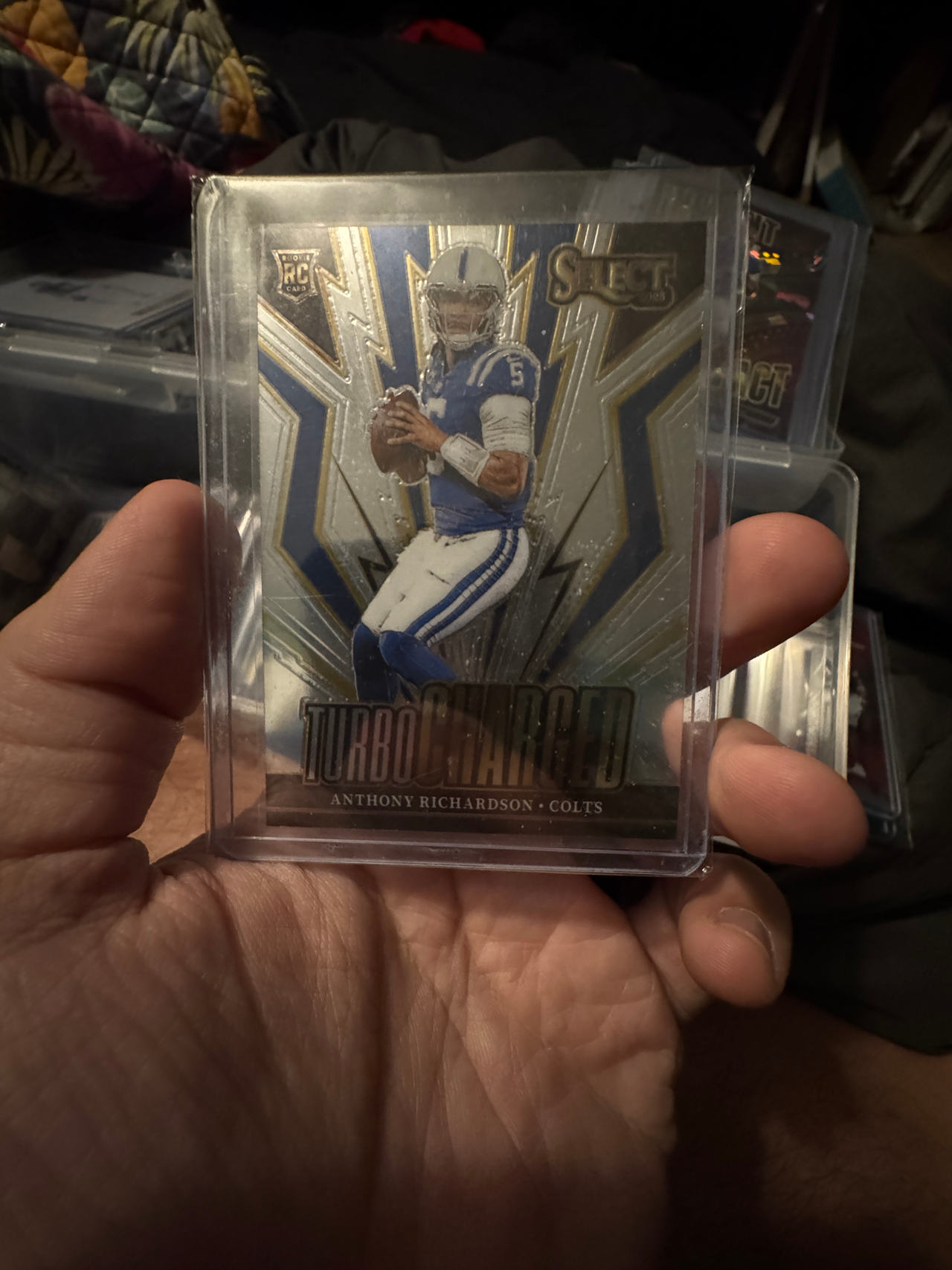 2023 Panini Select Turbocharged Anthony Richardson Rookie Card
