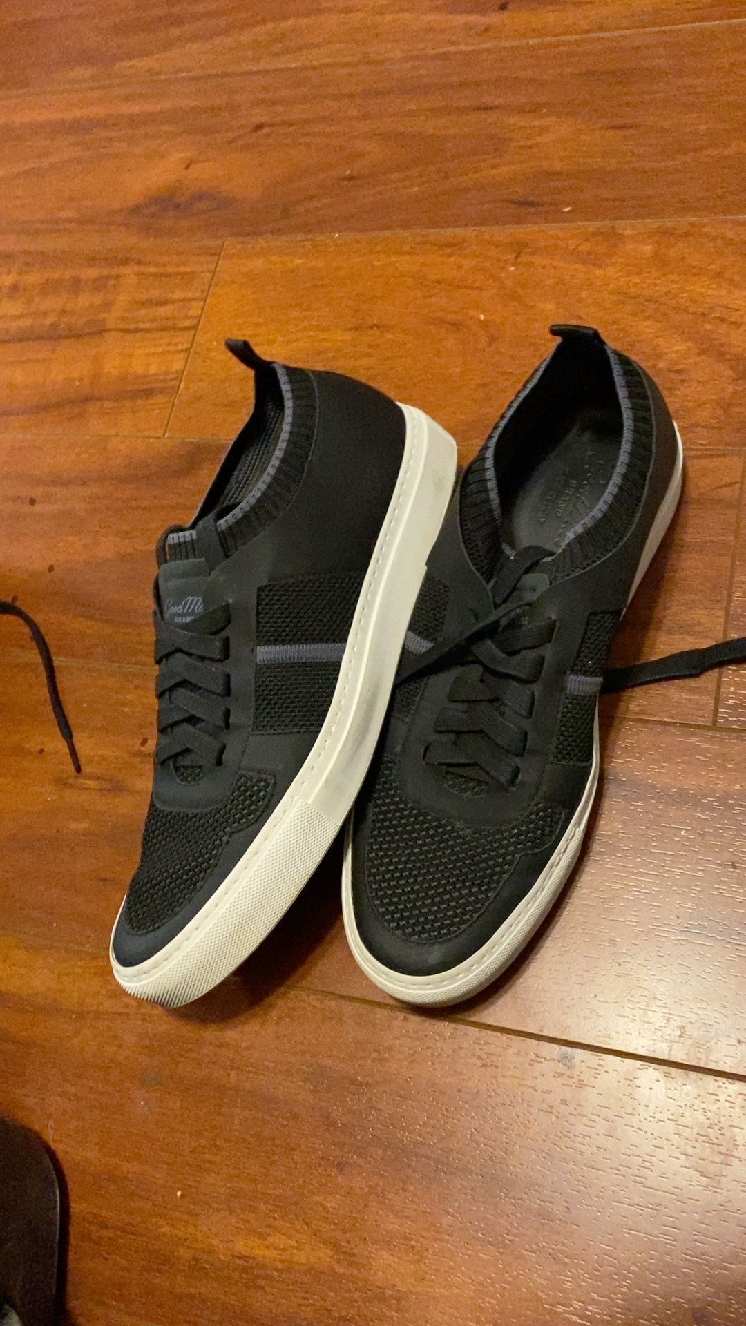 Good Man Brand Edge Thermal Knit Black Sneakers Size 9