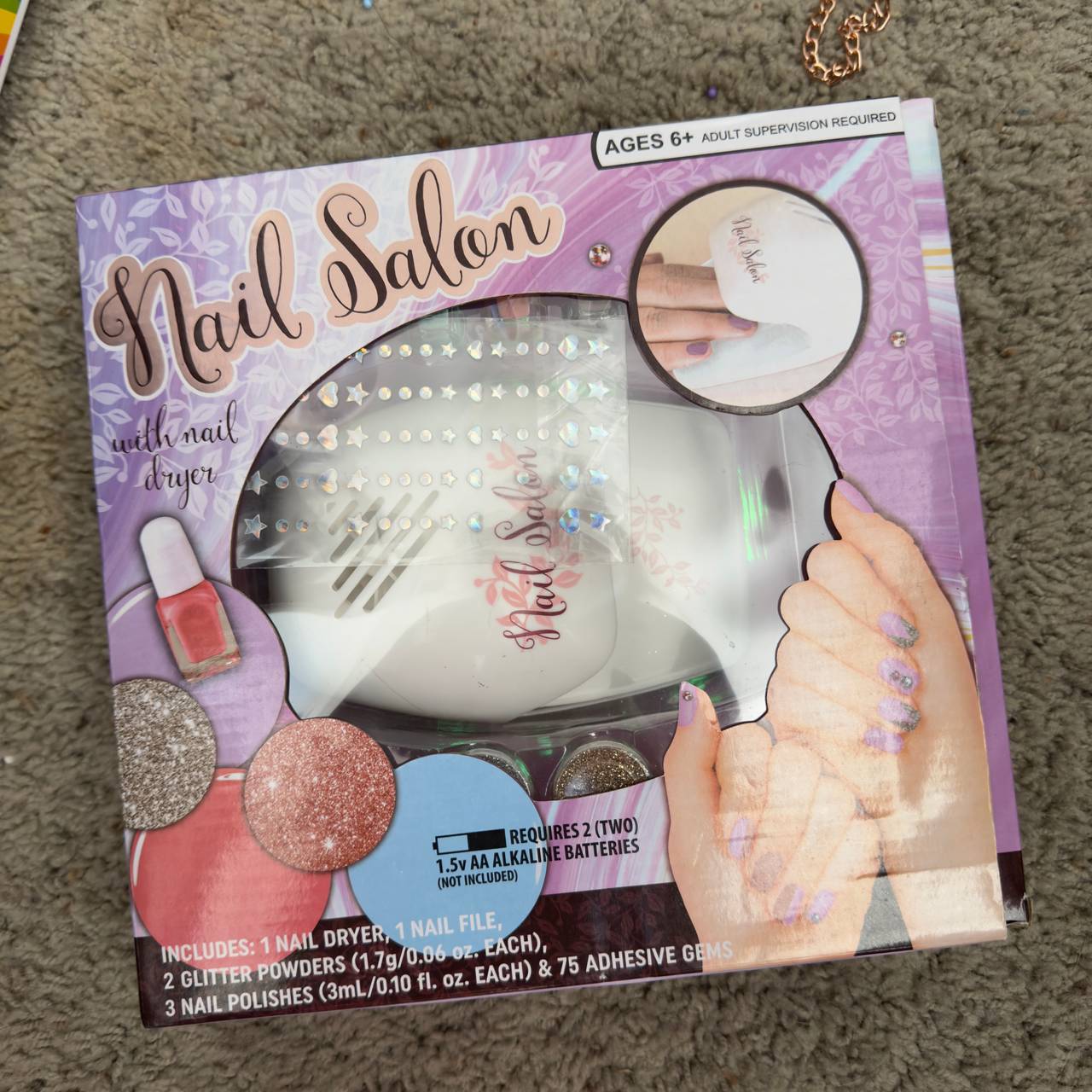 Nail Salon with Nail Dryer Kit