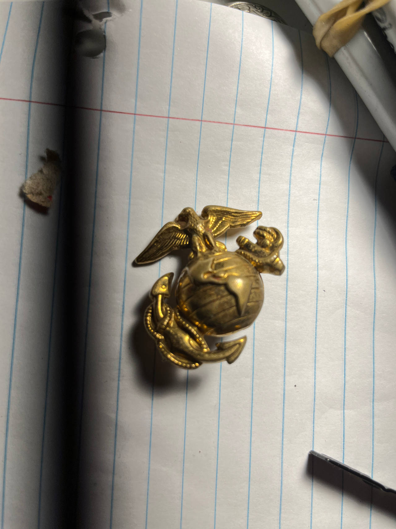 USMC Eagle, Globe, and Anchor Hat Pin