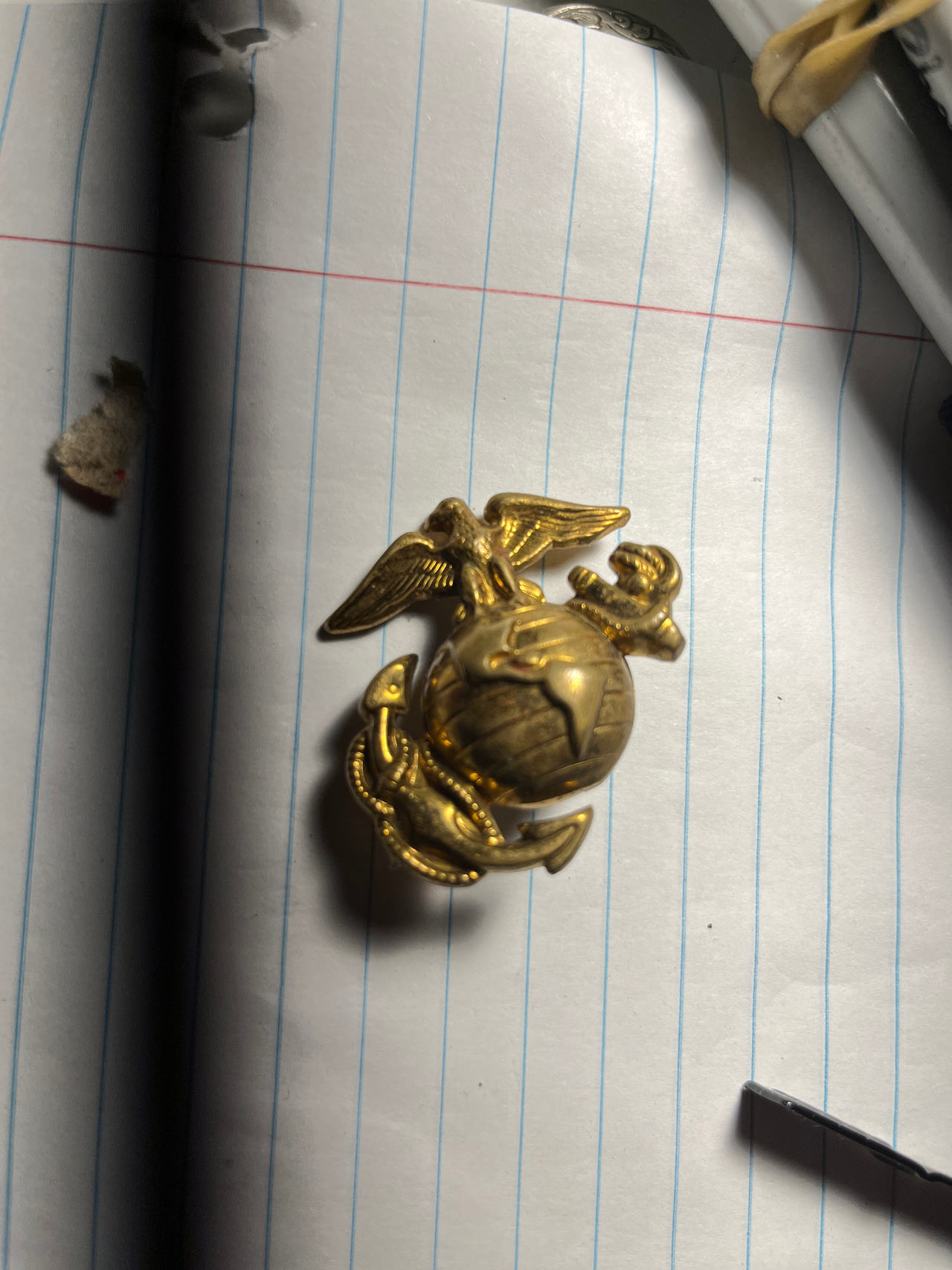 USMC Eagle, Globe, and Anchor Hat Pin