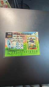 Topps 1992 Stadium Club Mike Stanley #741 Baseball Card - Image 2
