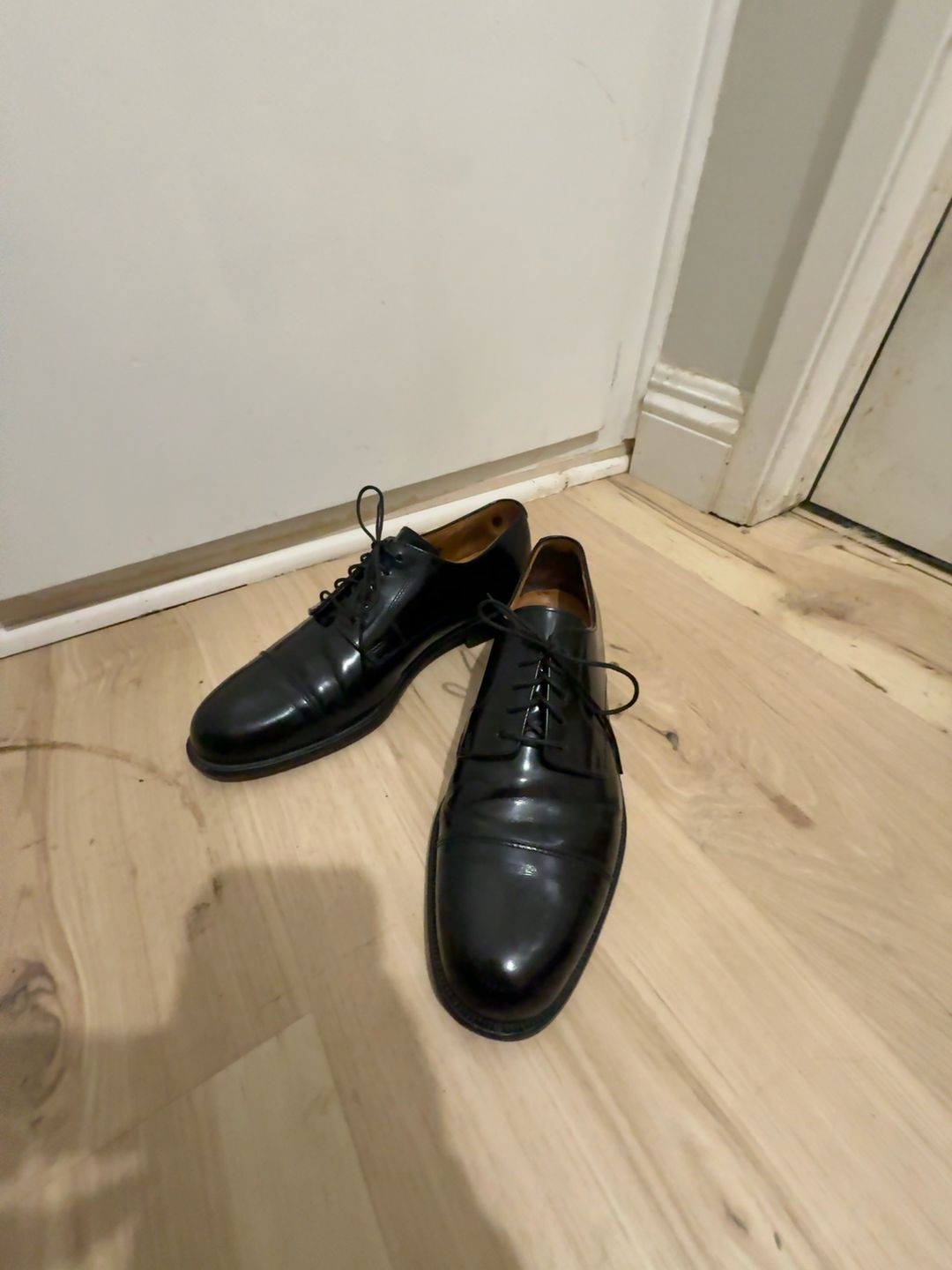 Cole Haan City Plain-Toe Derby Black Leather