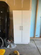 Prepac Elite White Freestanding Storage Cabinet 32" W x 65" H - Image 1