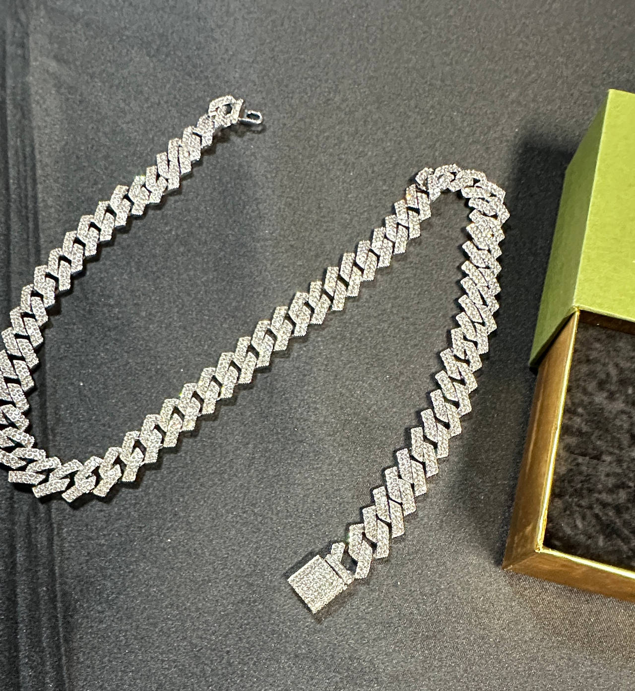 Iced Out Cuban Link Chain 24"