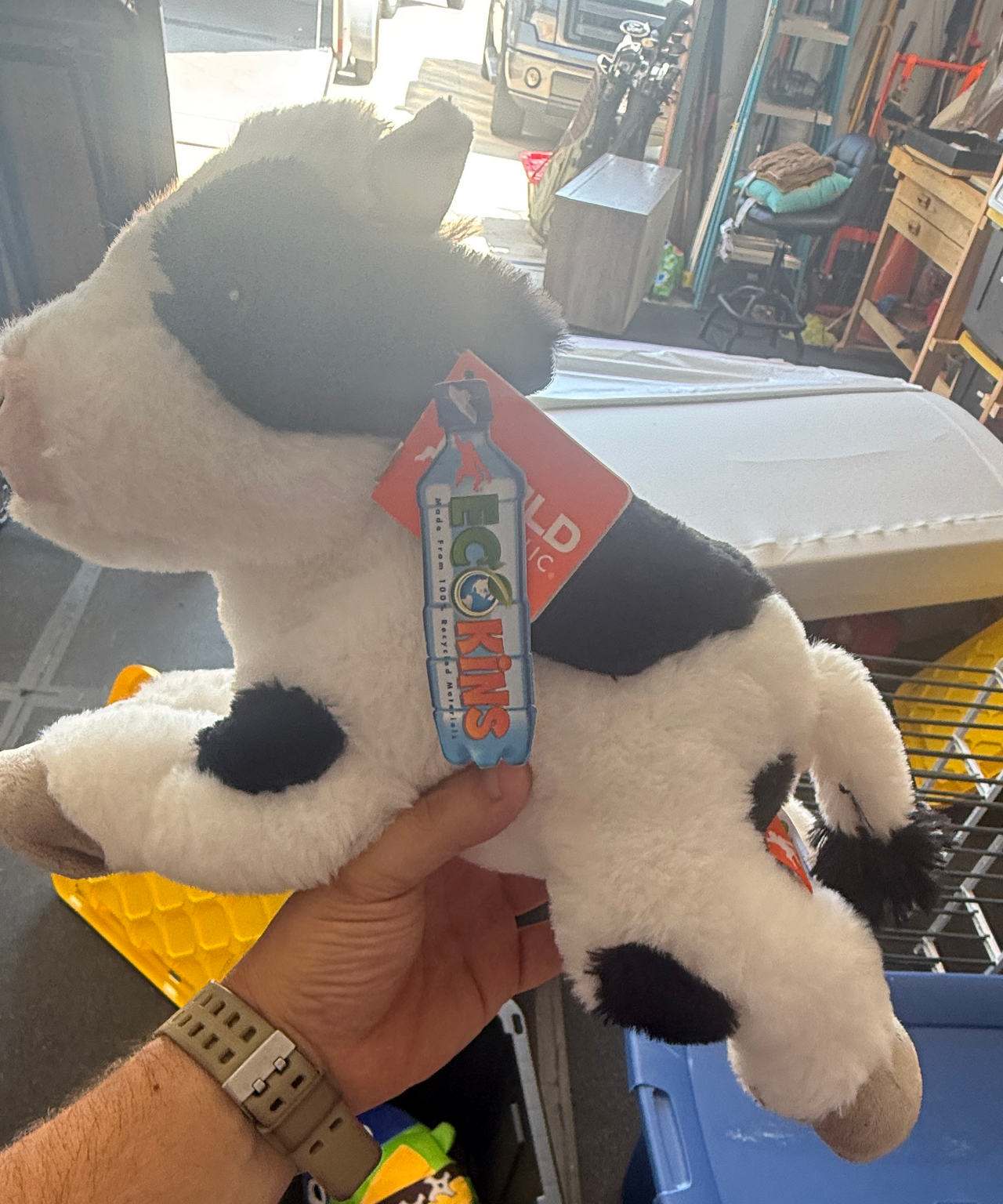 Wild Republic Ecokins Cow Plush 12"