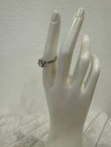 Moissanite 6.5mm Round Ring 1.0 CTW Adjustable Size - Image 5