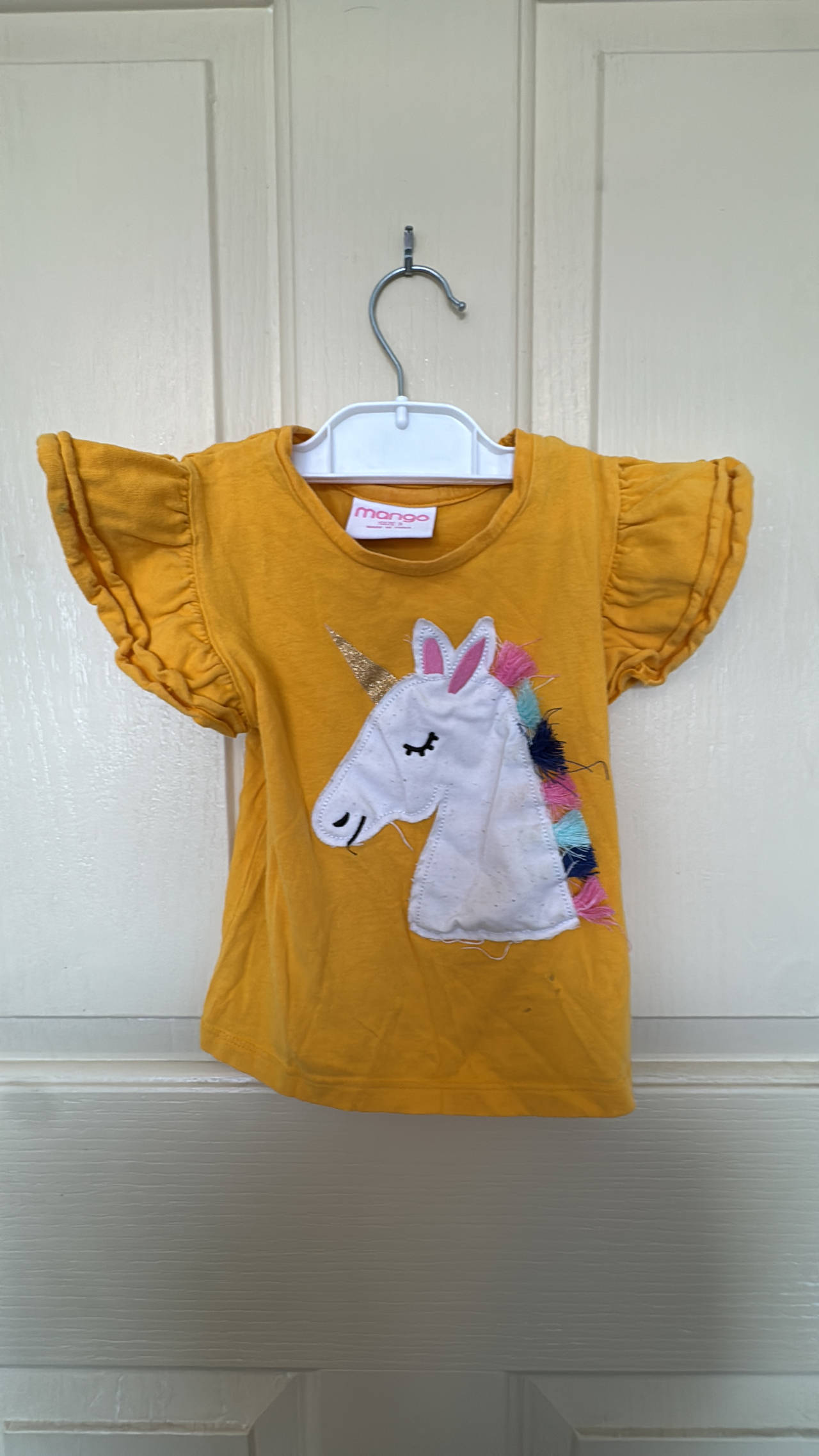 Mango Kids Unicorn T-Shirt - Size 3 