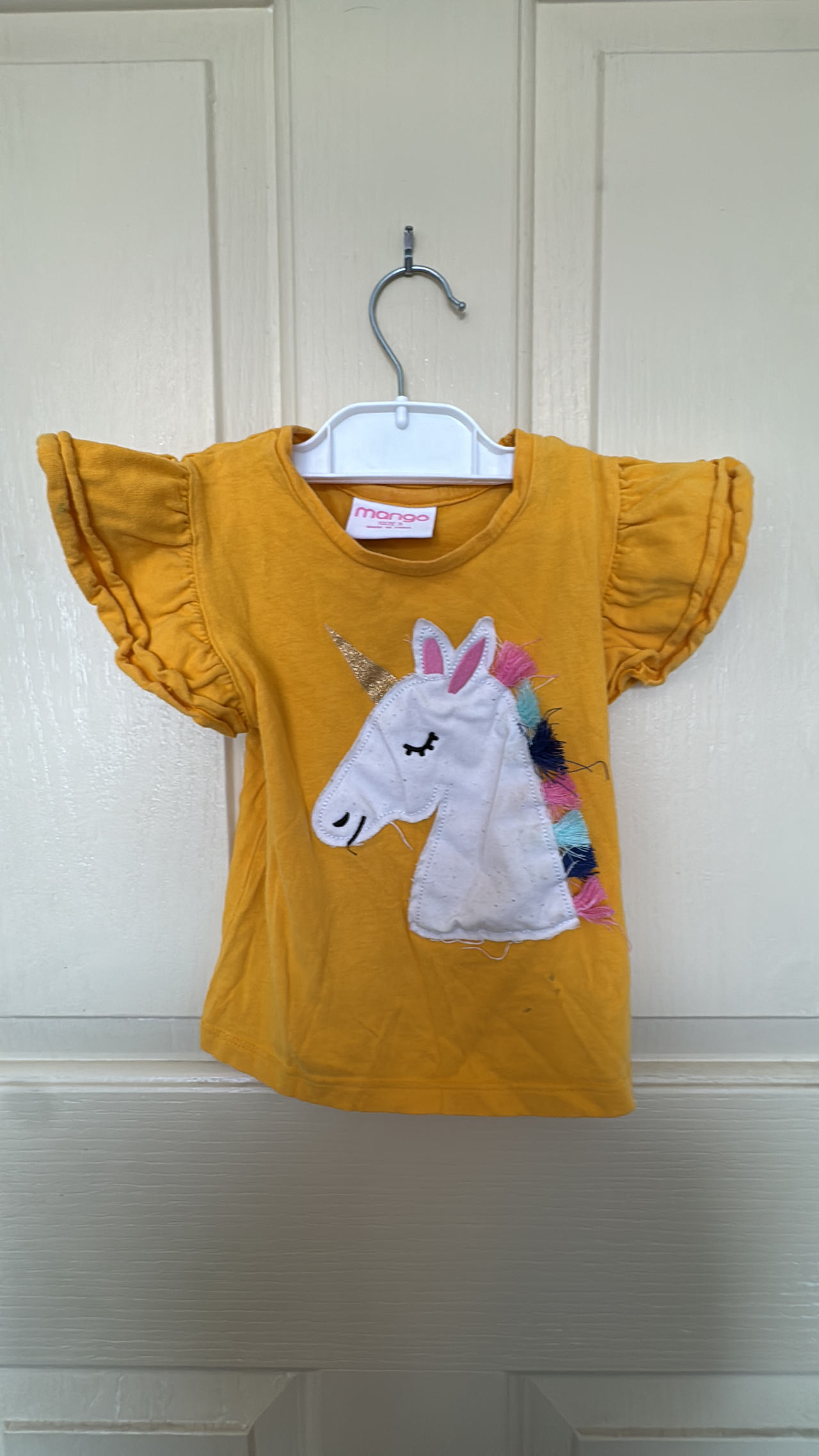 Mango Kids Unicorn T-Shirt - Size 3 