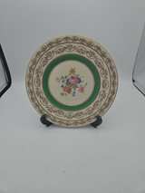 Marks & Rosenfeld Gold Encrusted Floral Cabinet Plates - Image 4