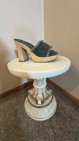 Splash Denim Platform Mules - Image 2