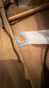 Carhartt J140 Brown Quilted Work Jacket Large  - Image 2