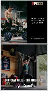 NEW 2Pood 4" CrossFit Weightlifting Belt - XXS - Image 2