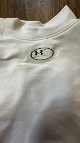 Under Armour ColdGear Long Sleeve Shirt Baseball Youth Small White  - Image 7