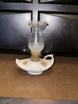Porcelain Decorative Oil Lamp - Image 1
