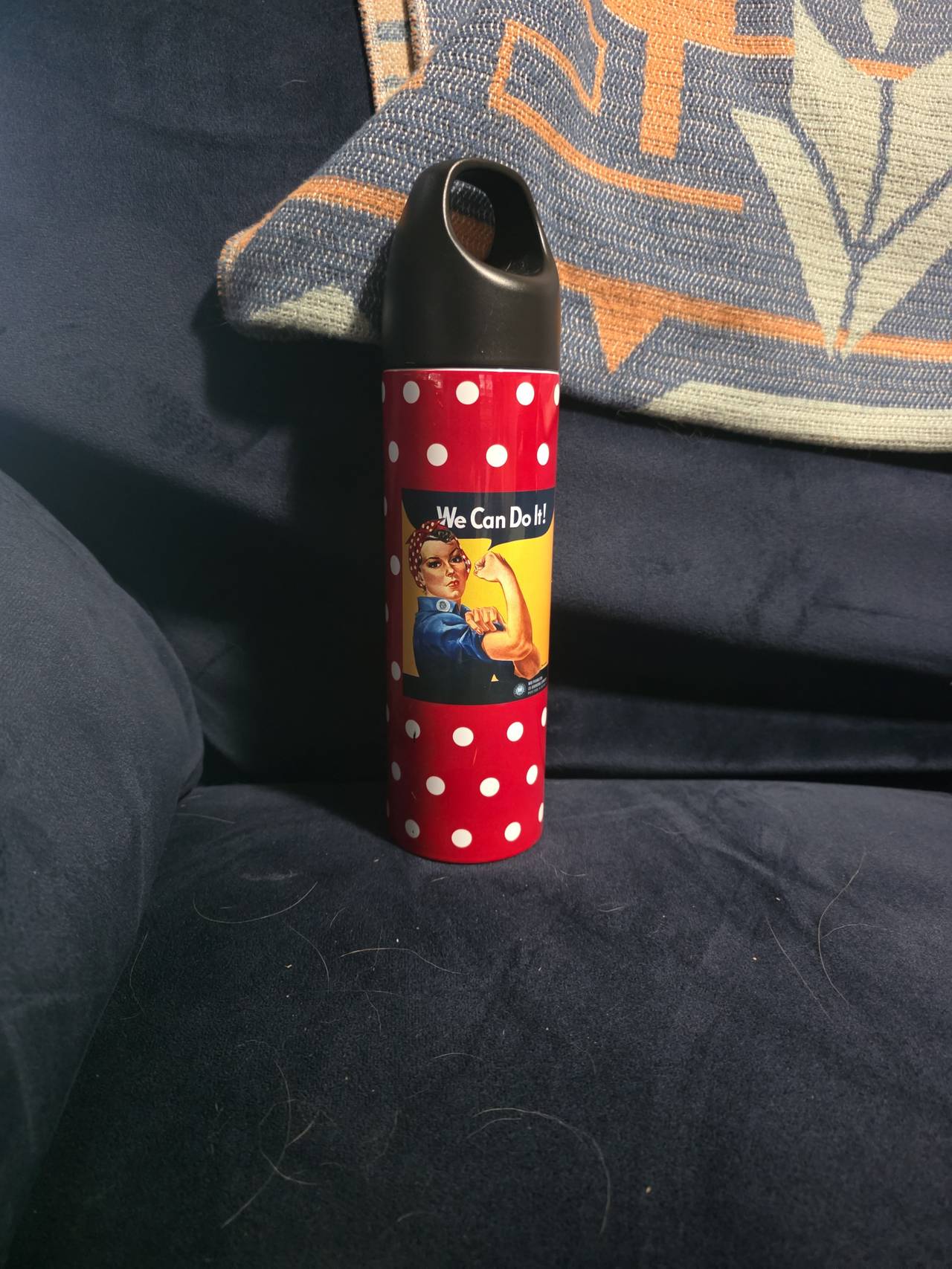 The Unemployed Philosophers Guild Rosie the Riveter Water Bottle
