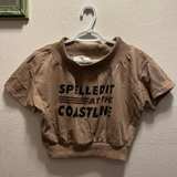 Cropped Graphic Skort Set - Image 1