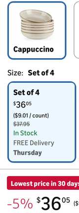 8.5” pasta bowls - set of 4 - New in Box
 - Image 8