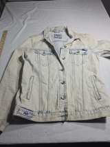 Vintage Superdry Light Wash Denim Trucker Jacket US 6 - Image 2