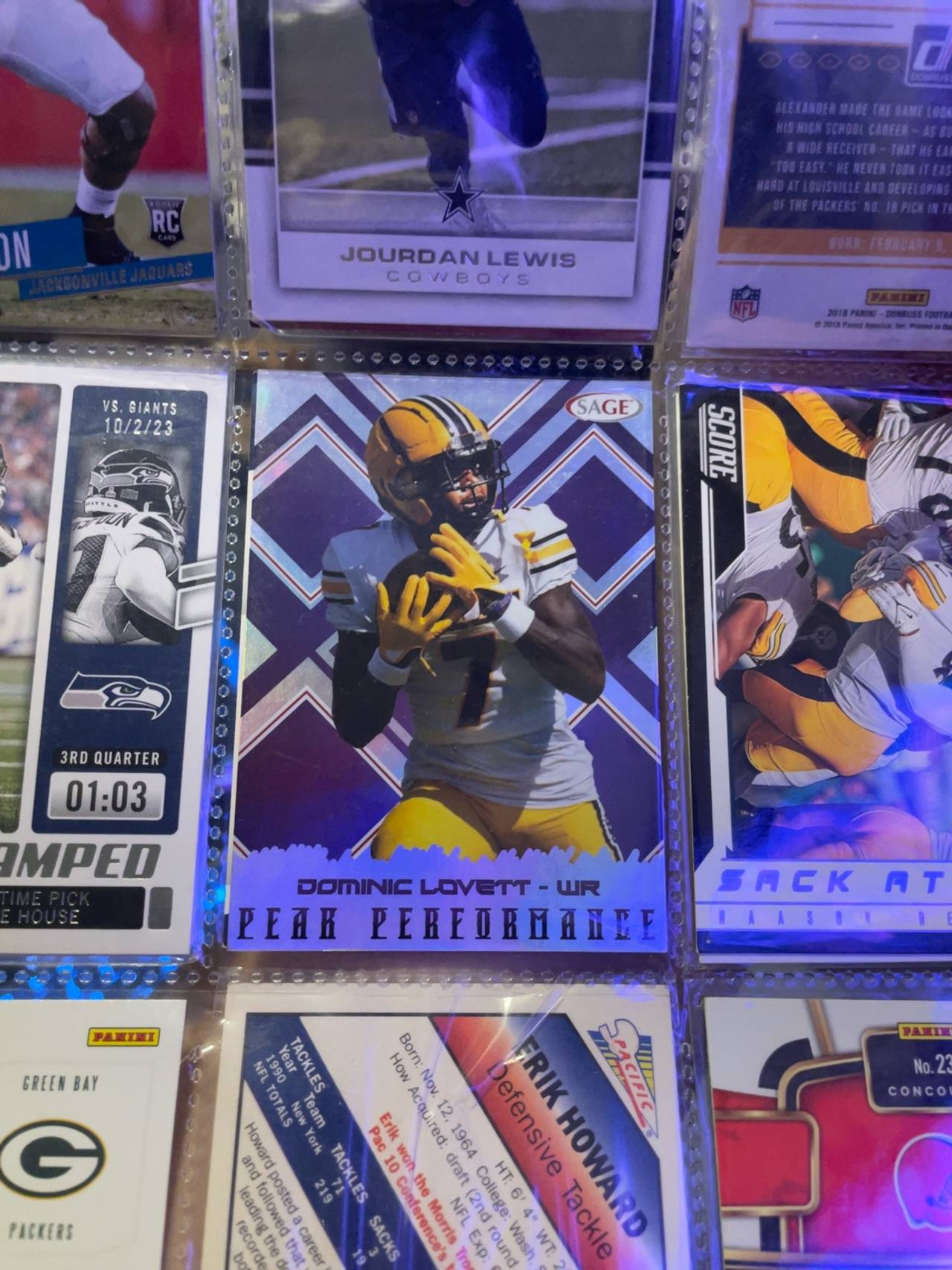 Sage Hit Peak Performance 2025 Dominic Lovett Rookie Card