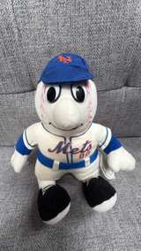 8” MLB New York Mets Mr. Met Plush Mascot Baseball New York Ball Guy - Image 2