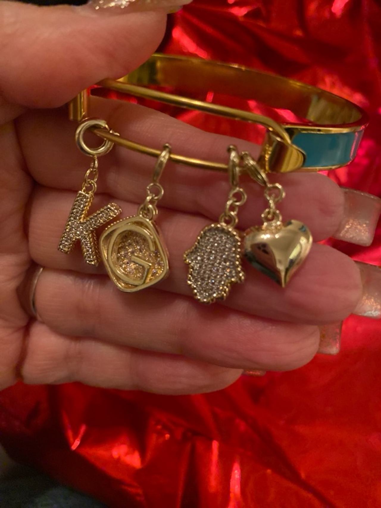 Charms and Heart Bracelet