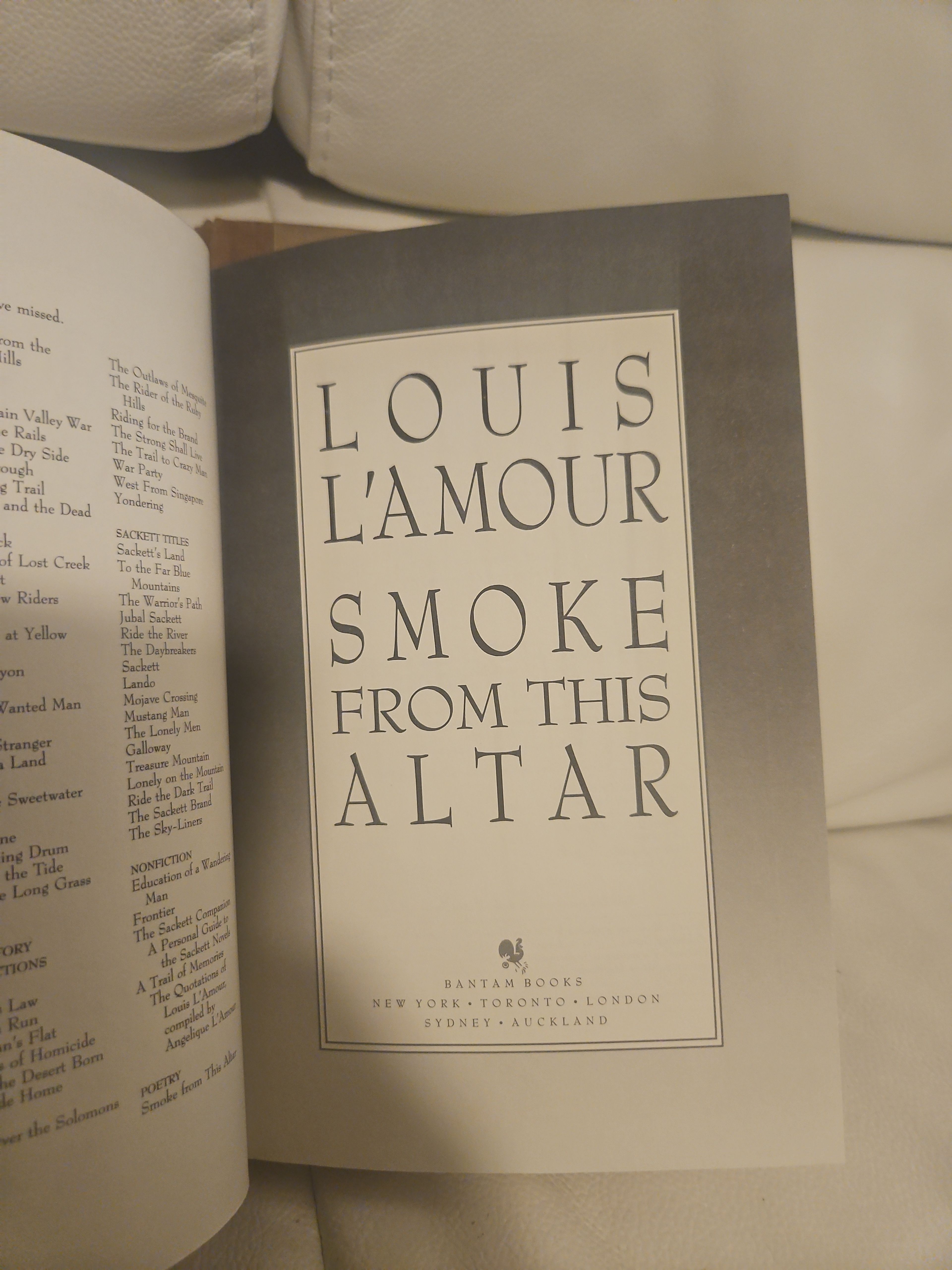 Smoke From This Altar by Louis L'Amour - Image 3