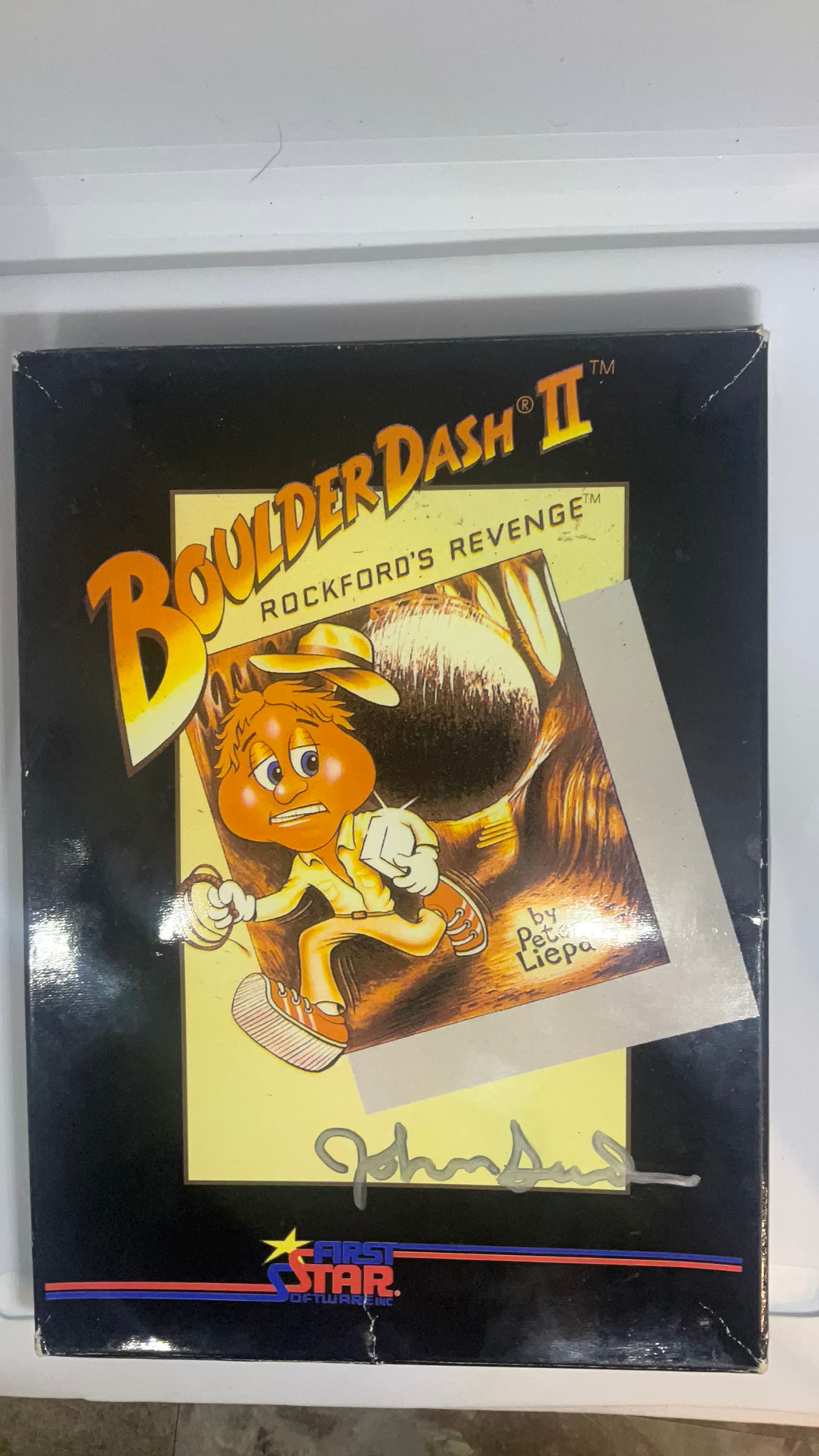 Atari 5200 Boulder Dash II: Rockford's Revenge signed by meanhamster - Image 2