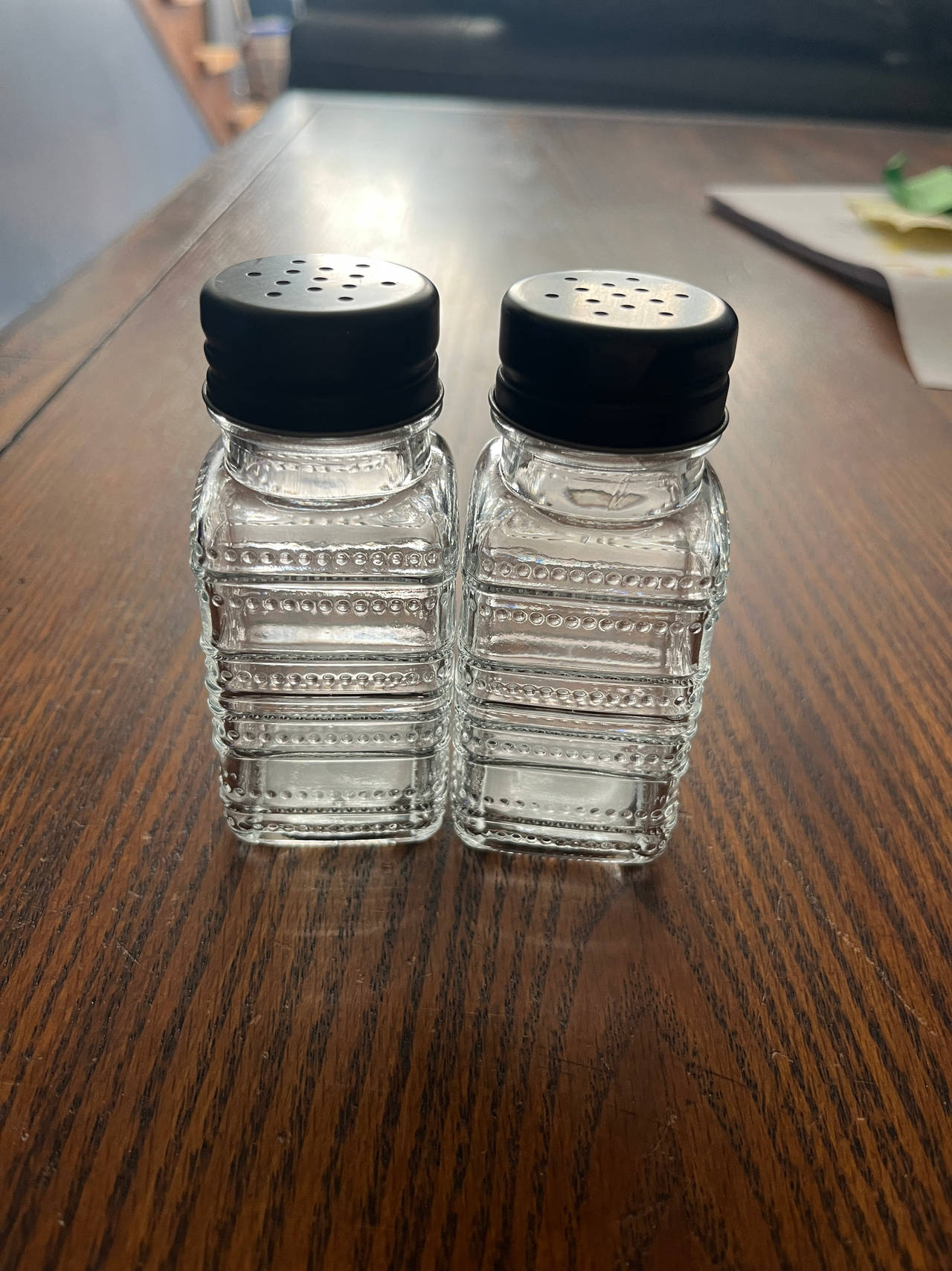 Mainstays Glass Salt and Pepper Shaker Set