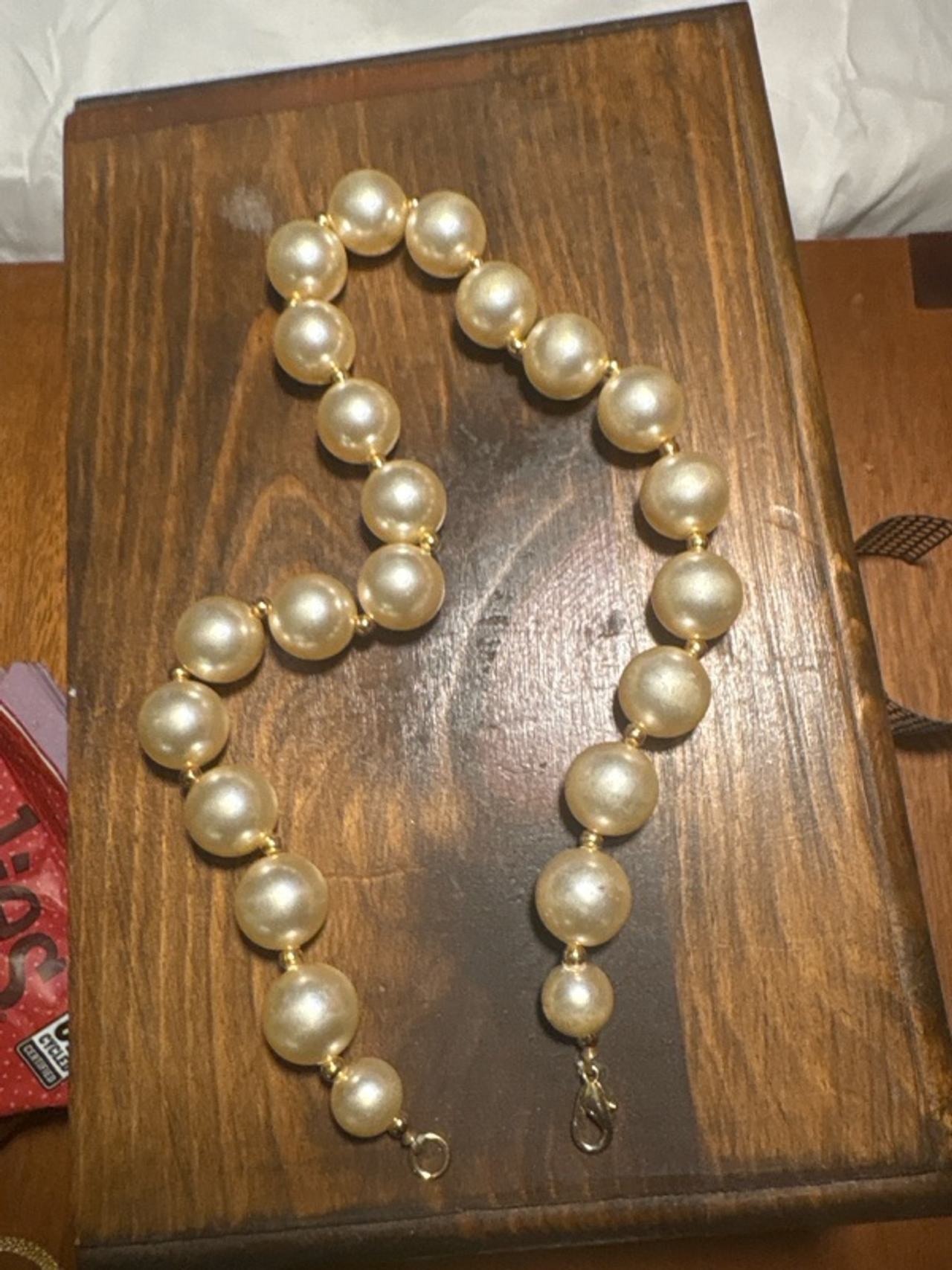 Napier Vintage Faux Pearl Necklace