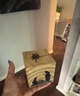 Wooden Nativity Block Decor - Image 1