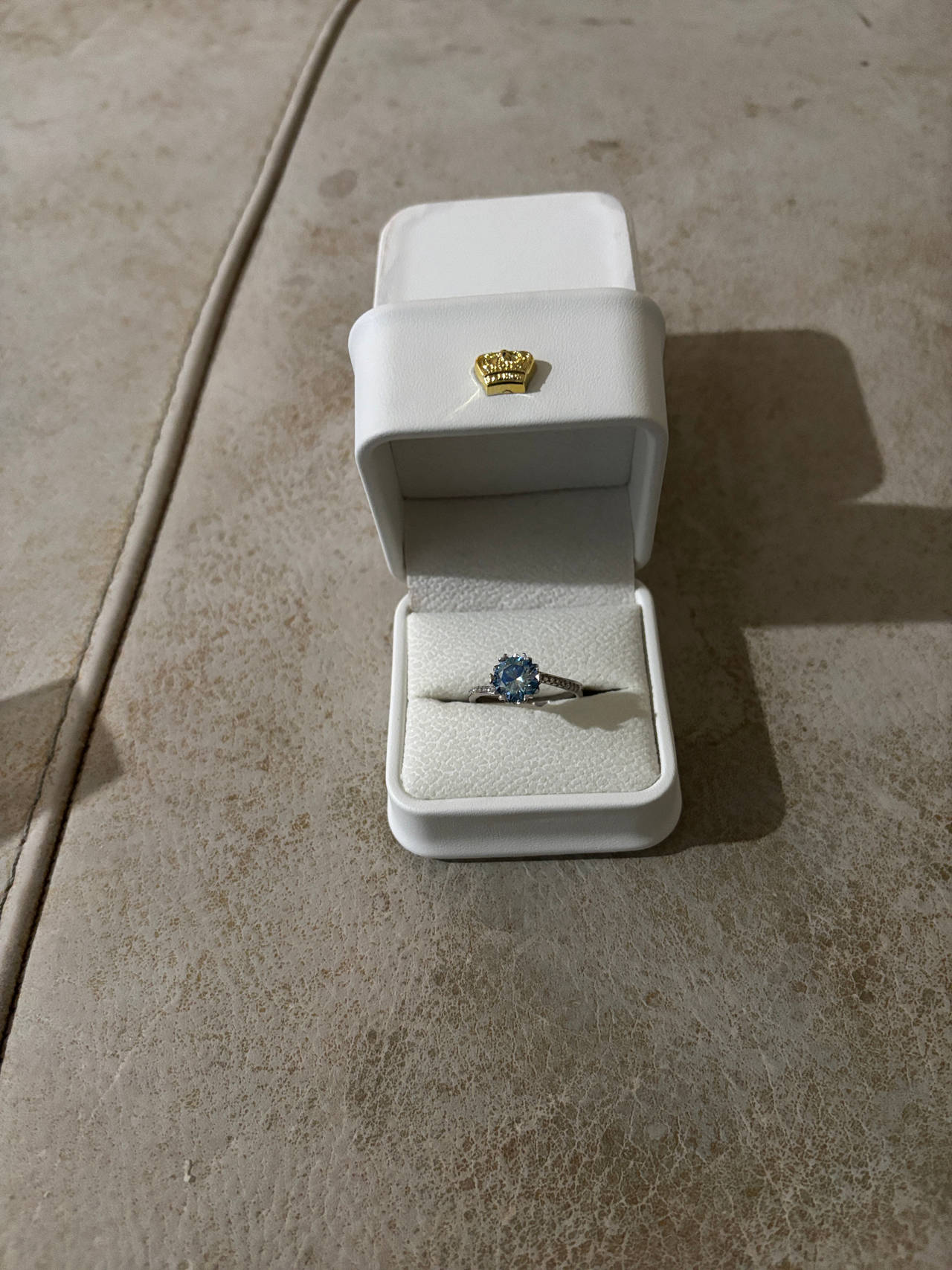 Aquamarine Engagement Ring