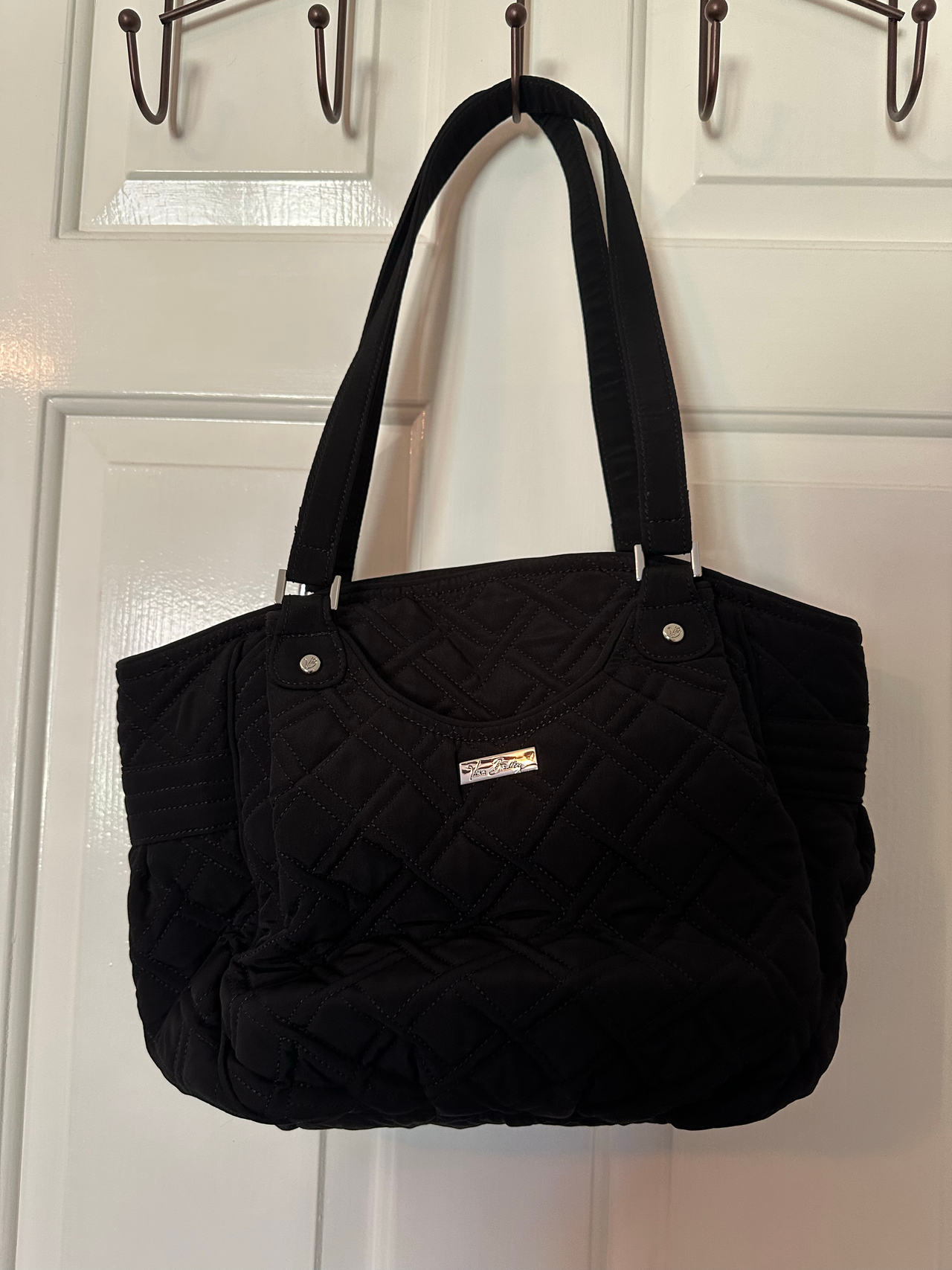 Vera Bradley Glenna Satchel in Classic Black